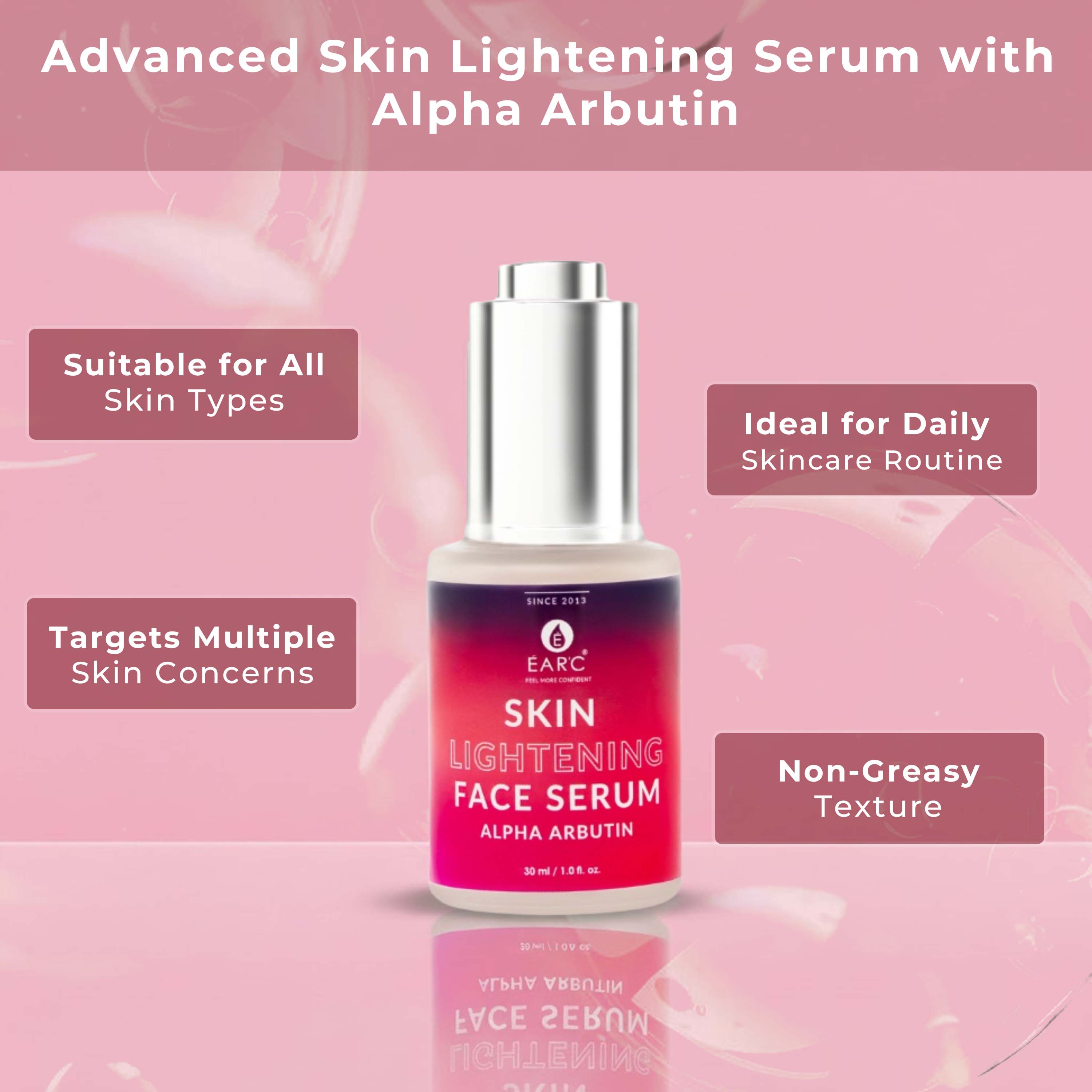 SKIN LIGHTENING FACE SERUM (ALPHA ARBUTIN)