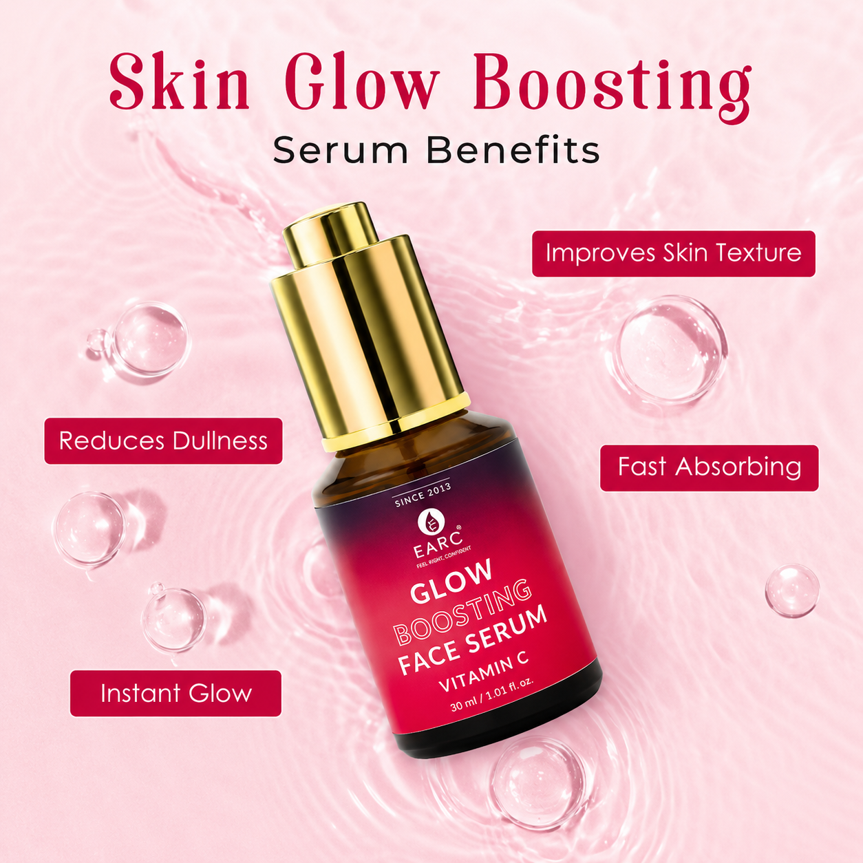 GLOW BOOSTING FACE SERUM VITAMIN C
