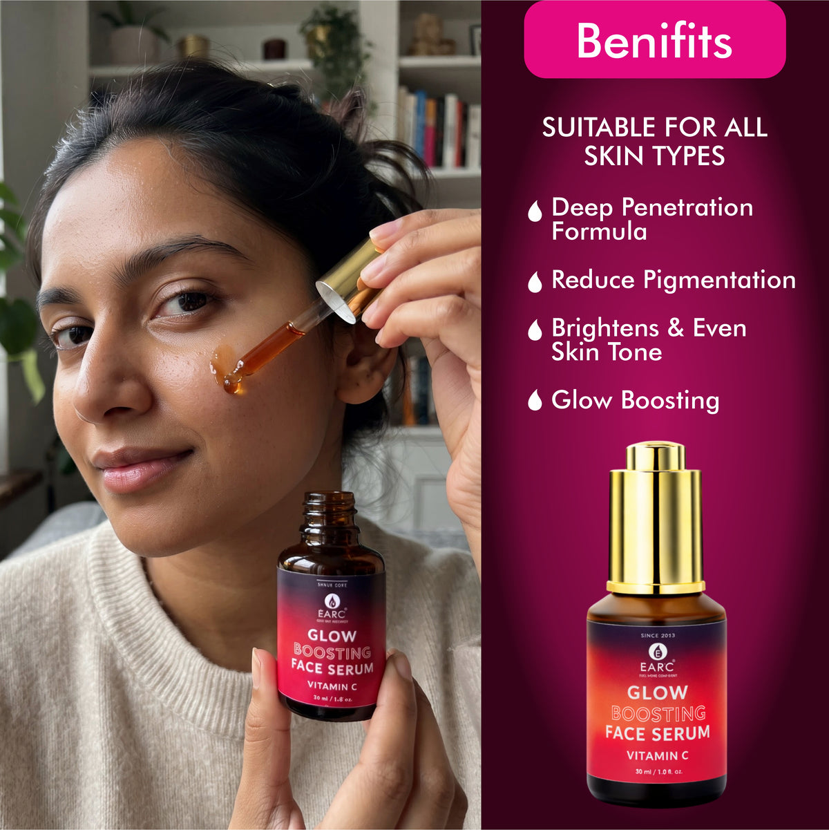 GLOW BOOSTING FACE SERUM VITAMIN C